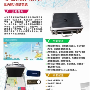 拓德中國比內—西蒙智力測驗比內智力測評系統工具箱軟件